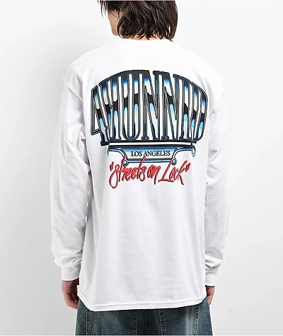 4Hunnid Streets On Lock White Long Sleeve T-Shirt