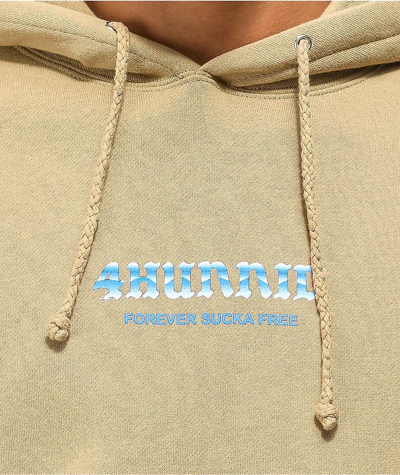 4Hunnid Sucka Free Sand Hoodie
