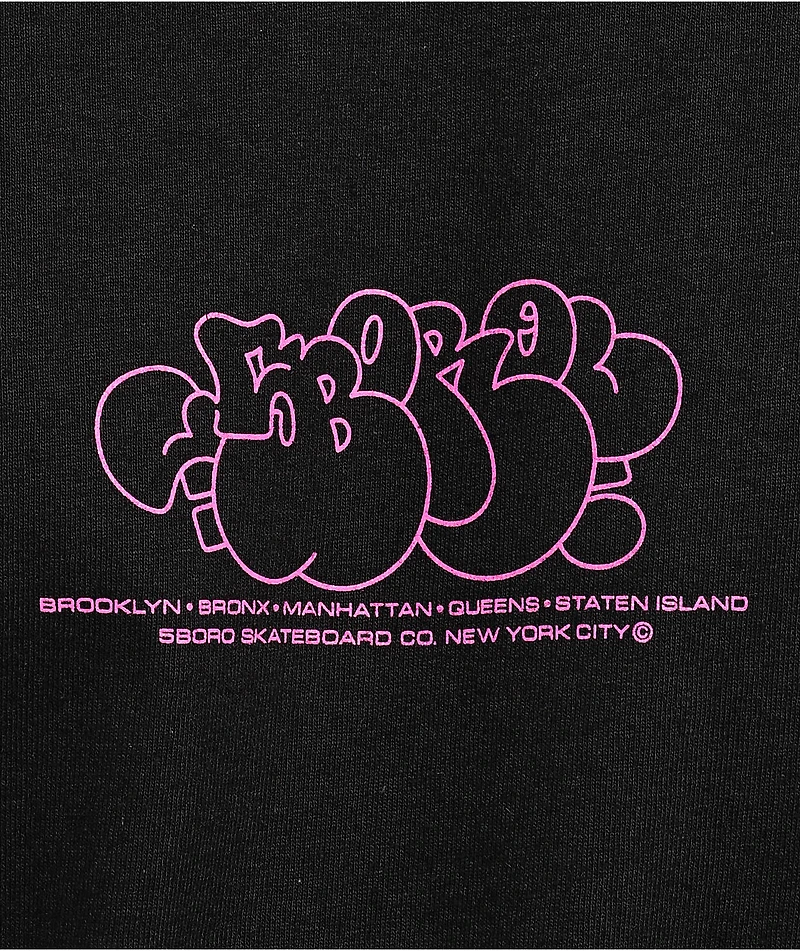 5Boro Bubble Black T-Shirt