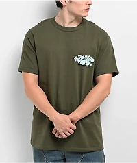5Boro Crackle Green T-Shirt