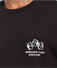 5Boro Dice Black & White T-Shirt