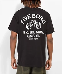 5Boro Dice Black & White T-Shirt