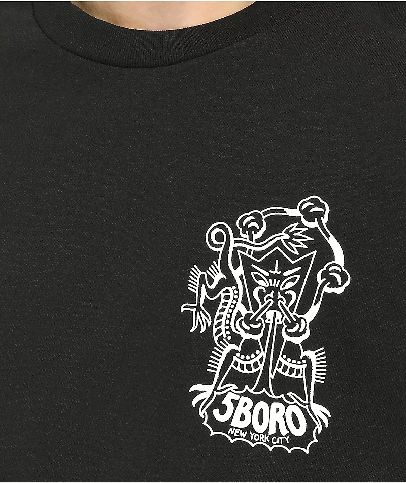 5Boro Dragon Black T-Shirt