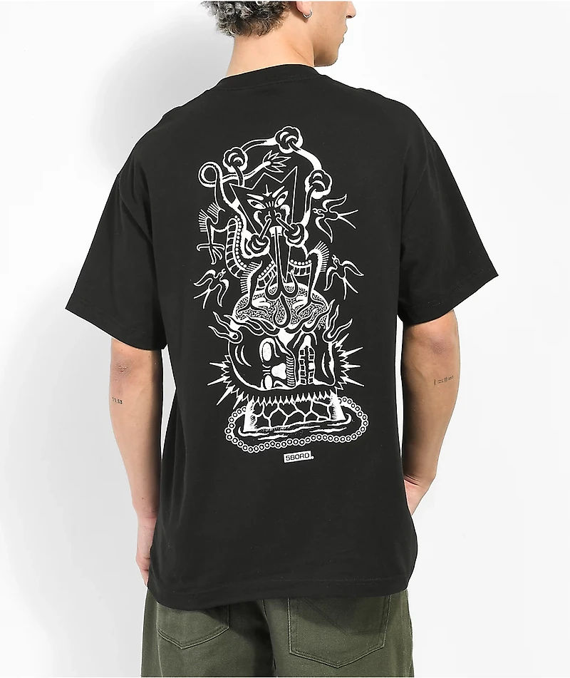 5Boro Dragon Black T-Shirt