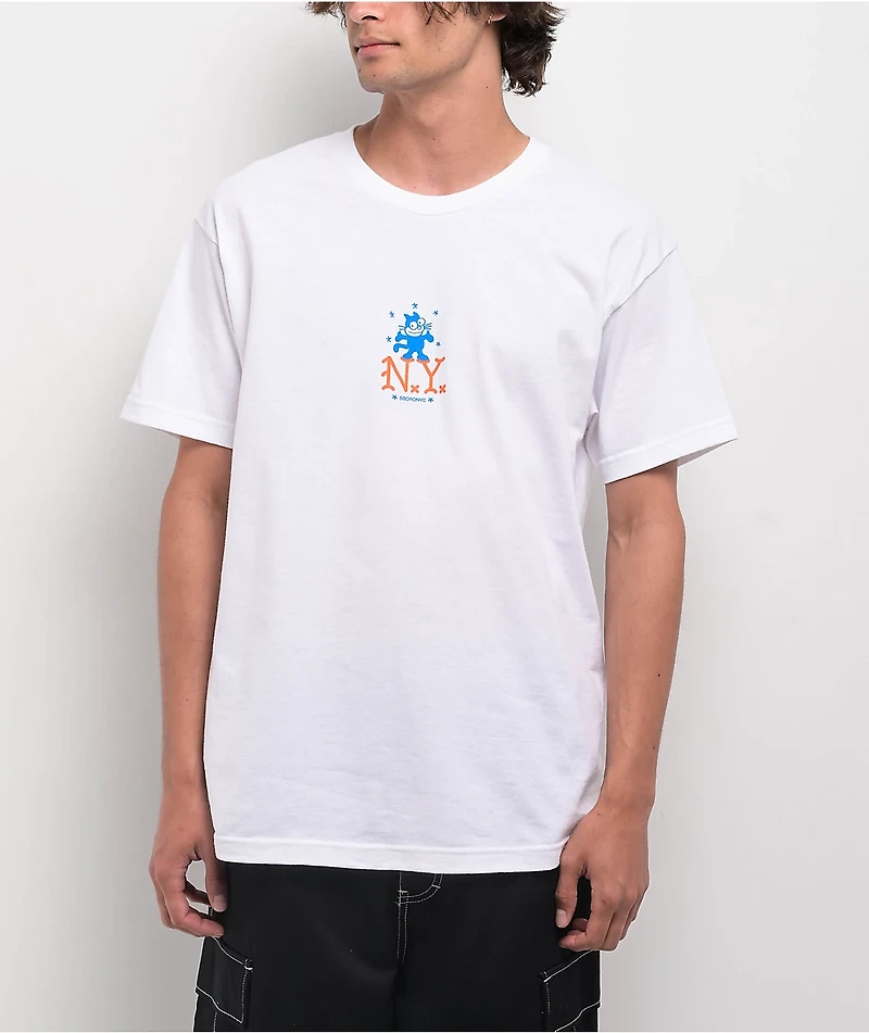 5Boro NY Cat White T-Shirt