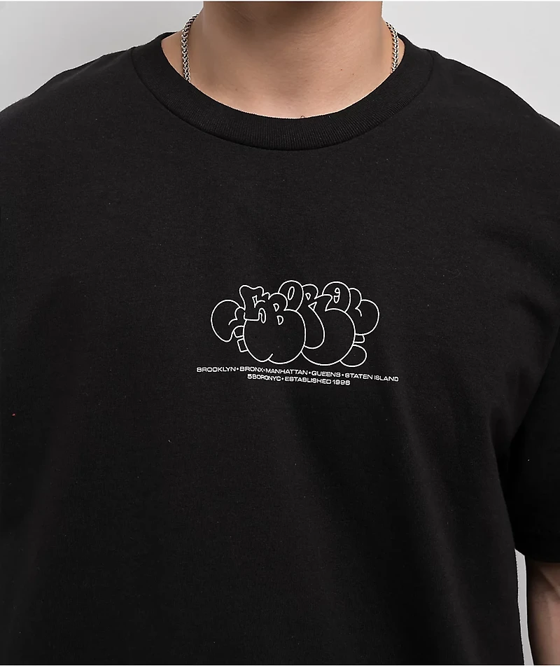 5Boro SP-One Bubble Art Black T-Shirt