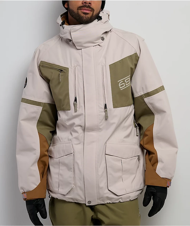 686 2001 Transfer Limestone 10K Snowboard Jacket