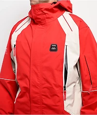 686 2002 X3 True Red Colorblock 20K Snowboard Jacket
