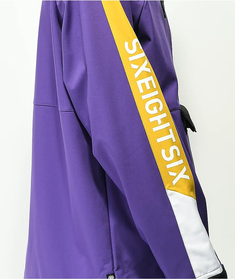 686 Anorak Purple 10K Snowboard Jacket