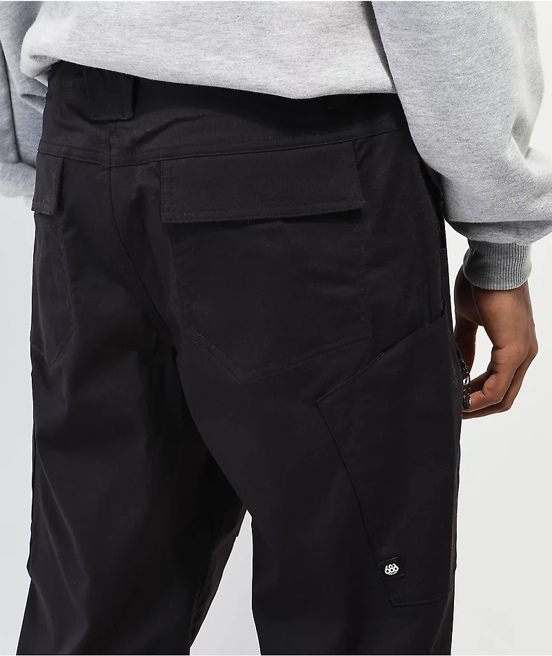 686 Anything Relaxed Black Cargo Pants