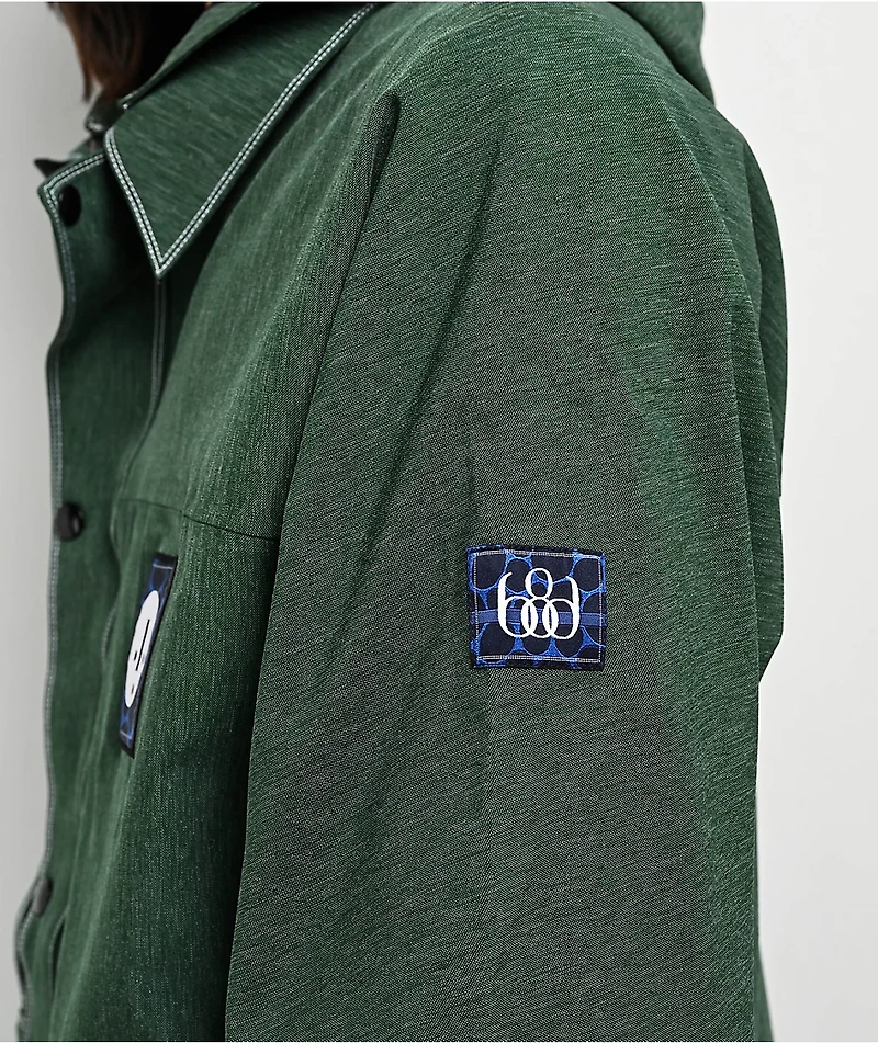 686 Dojo Forest Green 20K Denim Snowboard Jacket