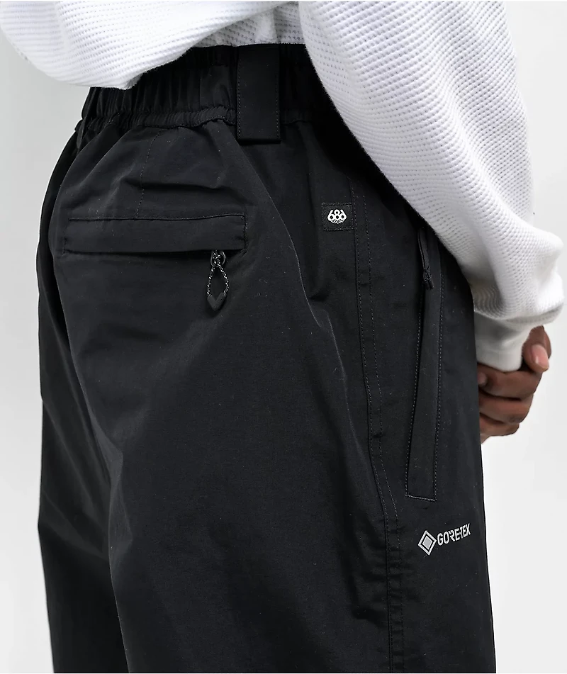 686 Dojo Gore-Tex Black Snowboard Pants