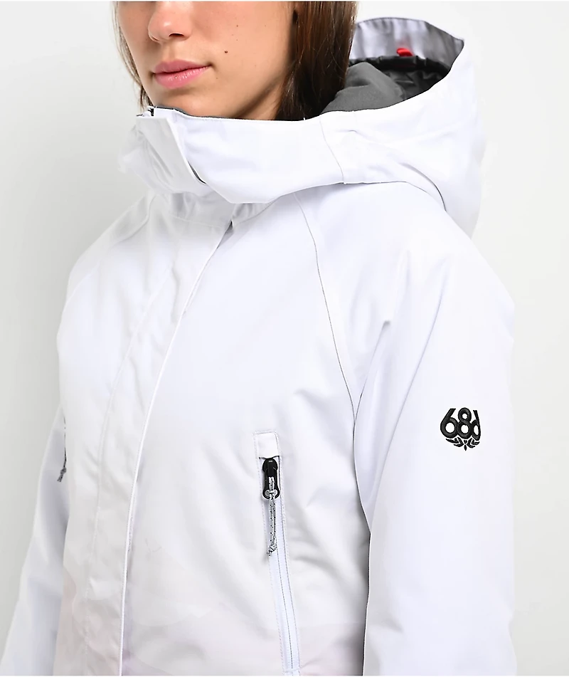 686 Fantasia White Sierra Sunset 10K Snowboard Jacket