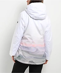 686 Fantasia White Sierra Sunset 10K Snowboard Jacket