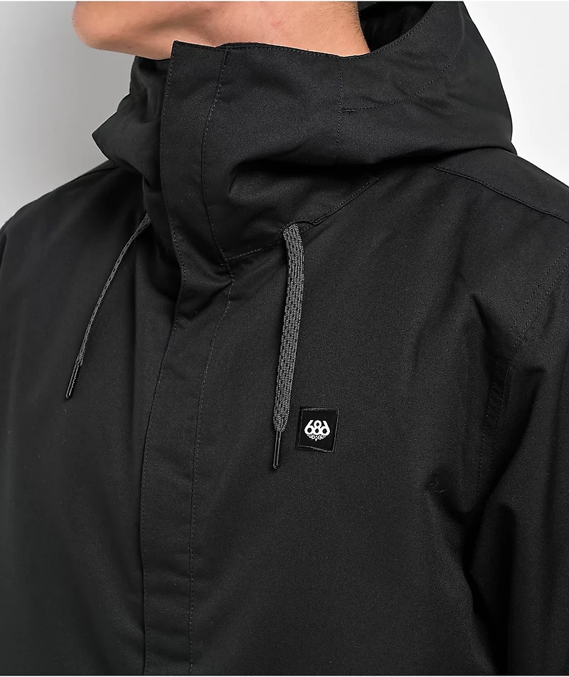 686 Foundation 10K Black Snowboard Jacket