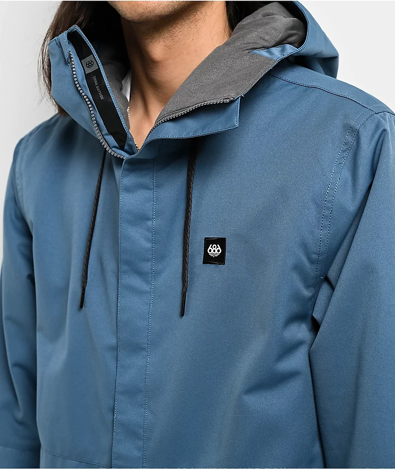 686 Foundation Insulated Blue 10K Snowboard Jacket