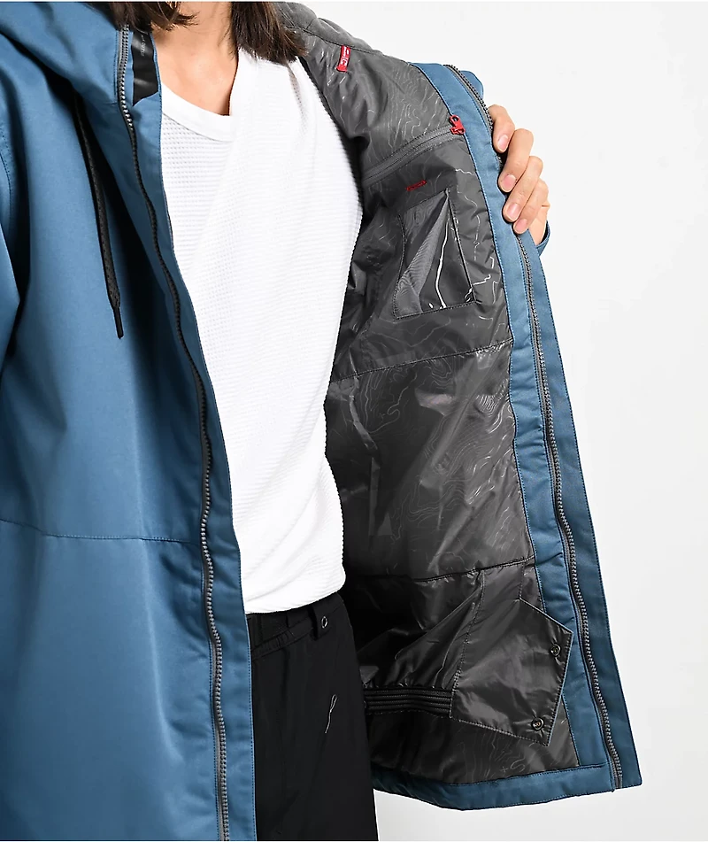 686 Foundation Insulated Blue 10K Snowboard Jacket
