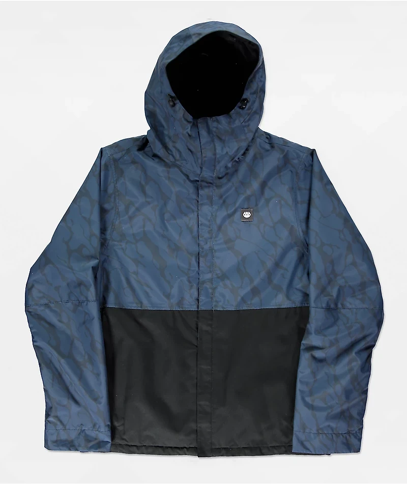 686 Foundation Navy Colorblock 10K Insulated Snowboard Jacket