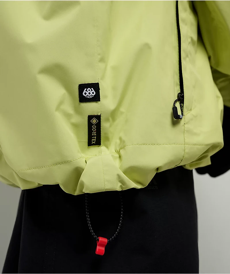 686 GORE-TEX Fragment Dusty Lime Shell Anorak Snowboard Jacket