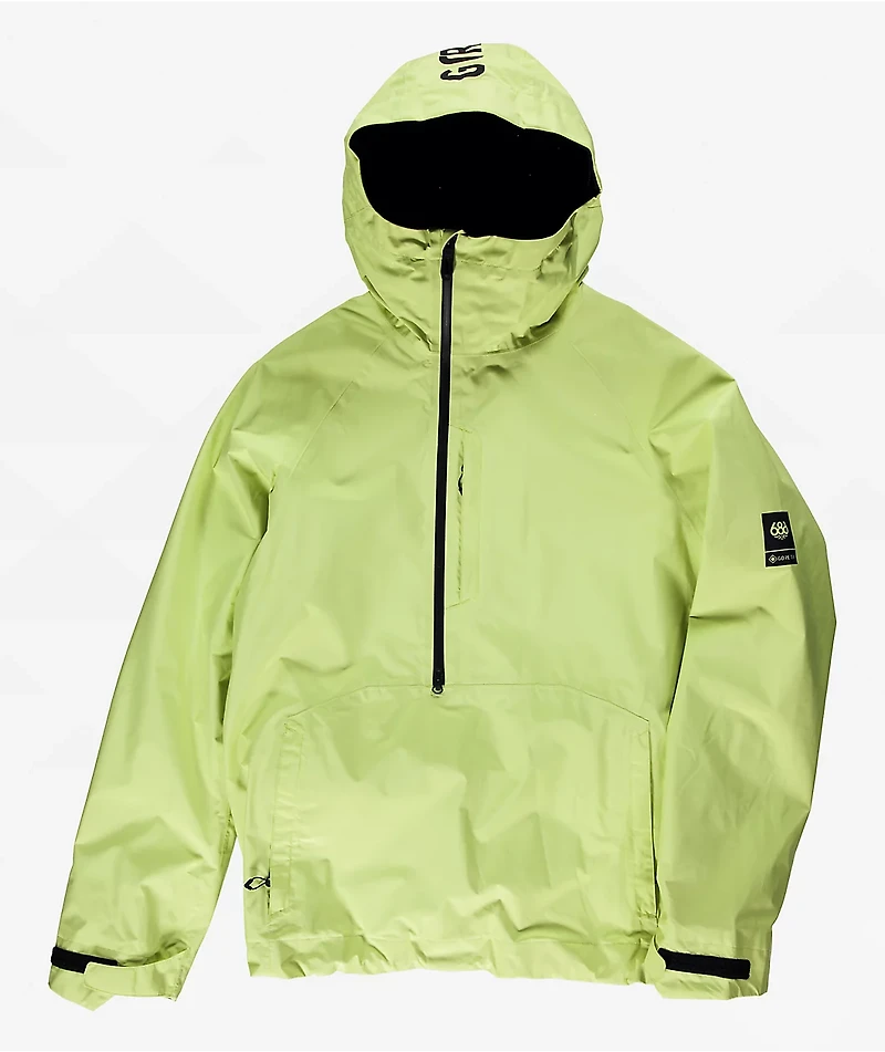 686 GORE-TEX Fragment Dusty Lime Shell Anorak Snowboard Jacket