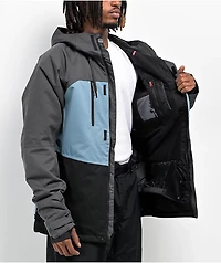 686 Geo Charcoal & Blue 10k Snowboard Jacket