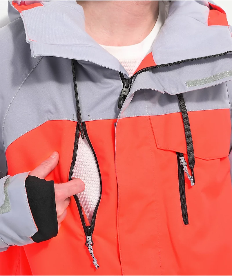 686 Geo Grey 10k Snowboard Jacket