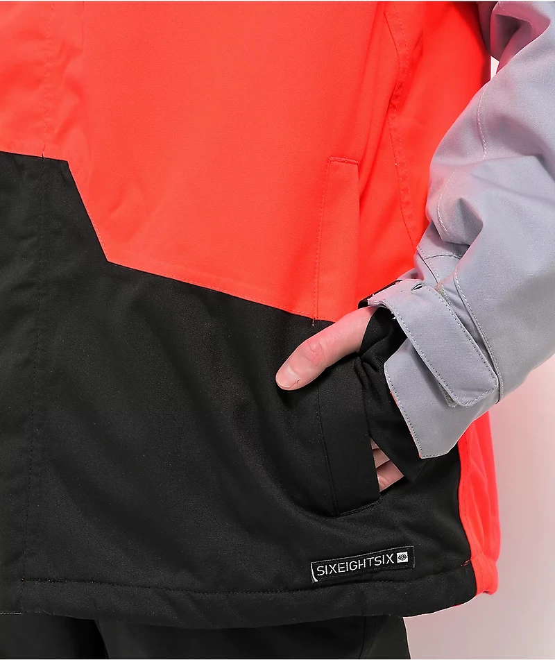 686 Geo Grey 10k Snowboard Jacket