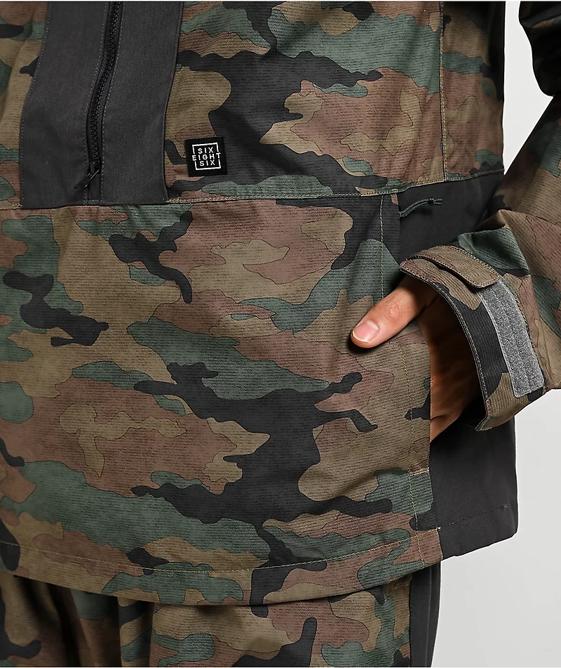 686 Ghost Camo 10K Anorak Snowboard Jacket