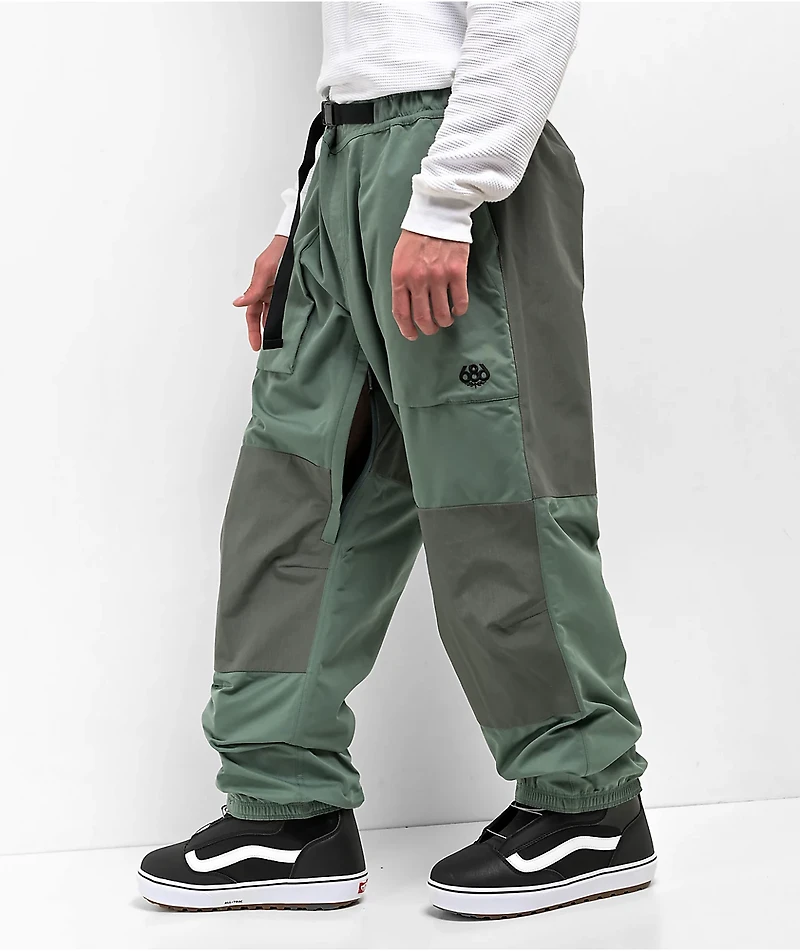 686 Ghost Green 10K Snowboard Pants