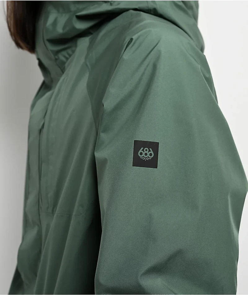 686 Gore-Tex Core Shell Cypress Green Snowboard Jacket