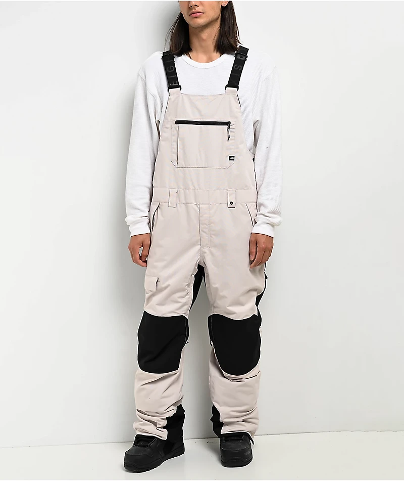 686 Hot Lap Limestone 10K Snowboard Bib Pants