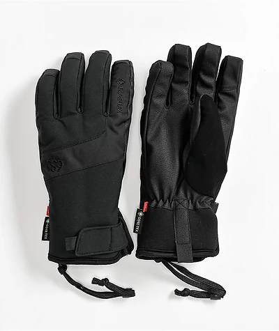 686 Linear Gore-Tex Black Snowboard Gloves