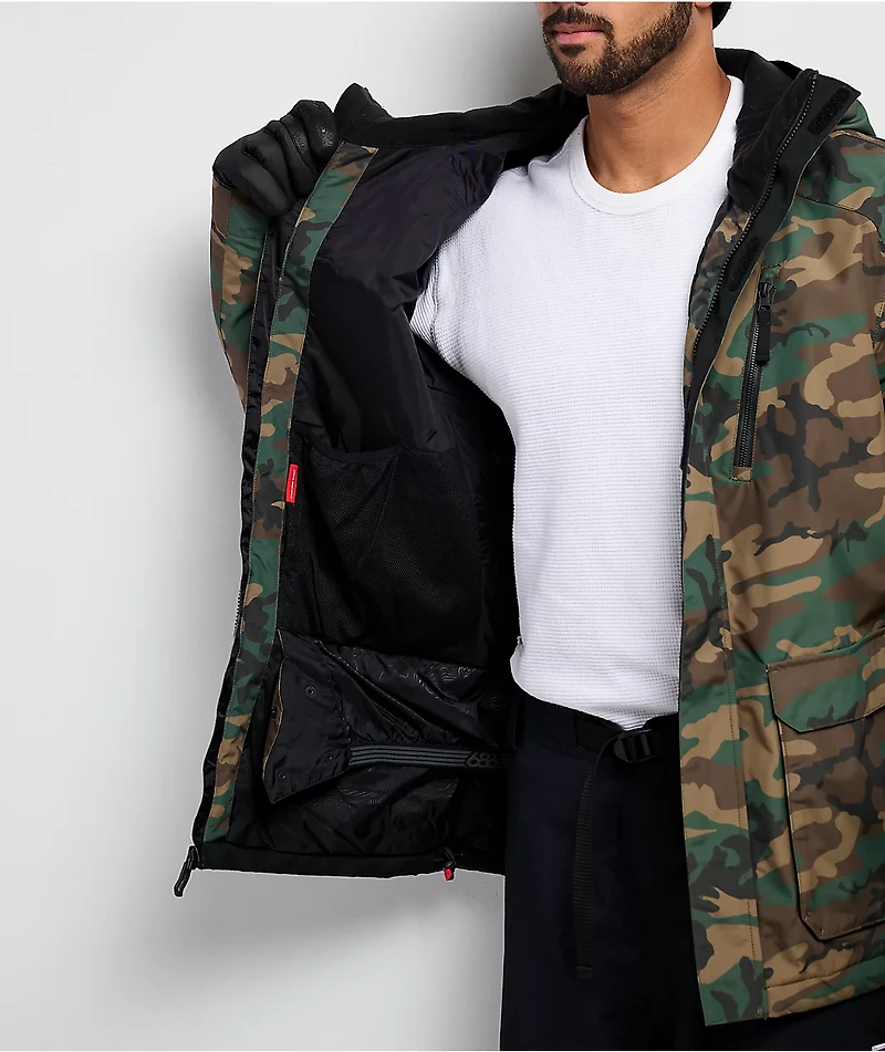 686 Nightline Camo 10K Insulated Snowboard Jacket