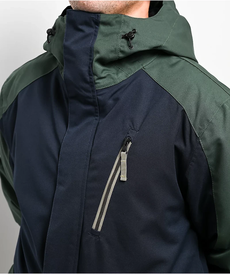 686 Nightline Navy Colorblock 10K Insulated Snowboard Jacket