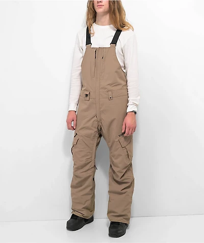 686 Smarty 3IN1 Khaki 10K Cargo Snowboard Bib Pants 2023