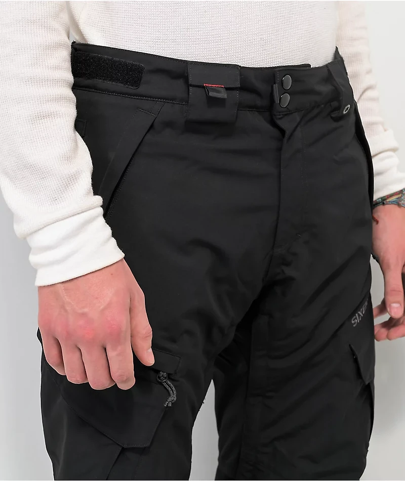 686 Smarty 3in1 Black Cargo 10K Snowboard Pants 2023