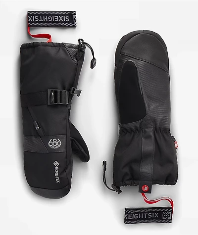 686 Smarty GORE-TEX Black Snowboarding Mittens