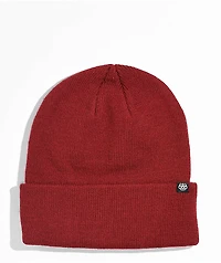686 Standard Roll Up Ox Blood Red Beanie
