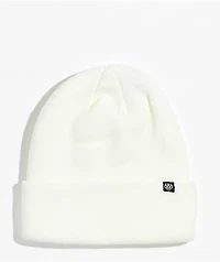 686 Standard Roll Up White Beanie