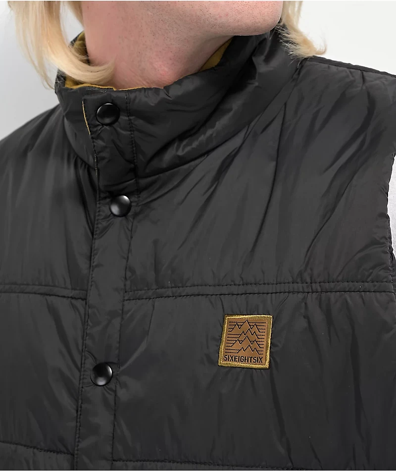 686 Thermal Black Puffer Vest