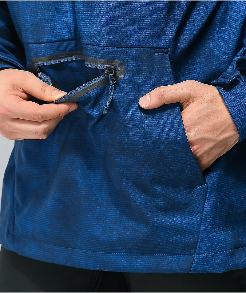 686 Water-Resistant Blue Tech Hoodie