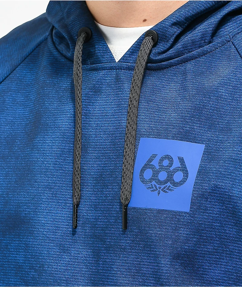 686 Water-Resistant Blue Tech Hoodie