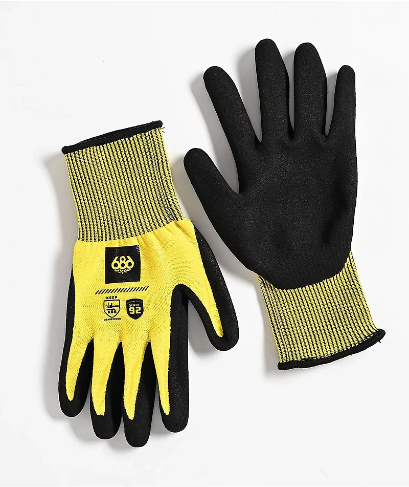 686 Waterproof Project 2 Pack Yellow & Orange Gloves