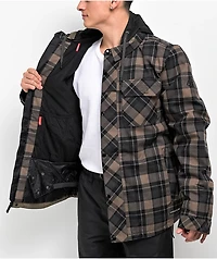 686 Woodland Brown Flannel 10K Snowboard Jacket