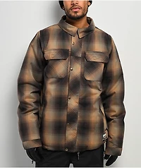 686 Woodland Brown Plaid 10K Insulated Snowboard Jacket