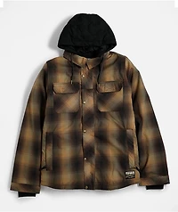 686 Woodland Brown Plaid 10K Insulated Snowboard Jacket