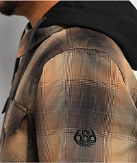 686 Woodland Brown Plaid 10K Insulated Snowboard Jacket