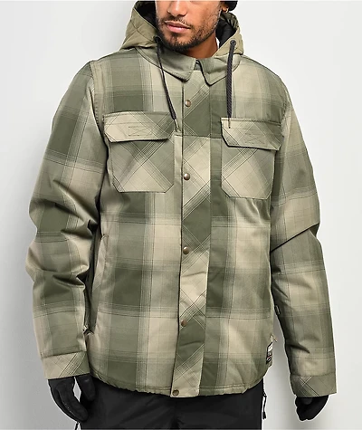 686 Woodland Sage Plaid 10K Insulated Snowboard Jacket