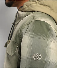 686 Woodland Sage Plaid 10K Insulated Snowboard Jacket