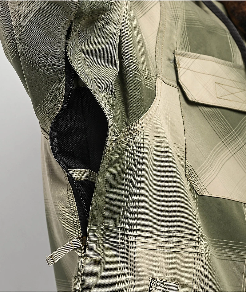 686 Woodland Sage Plaid 10K Insulated Snowboard Jacket